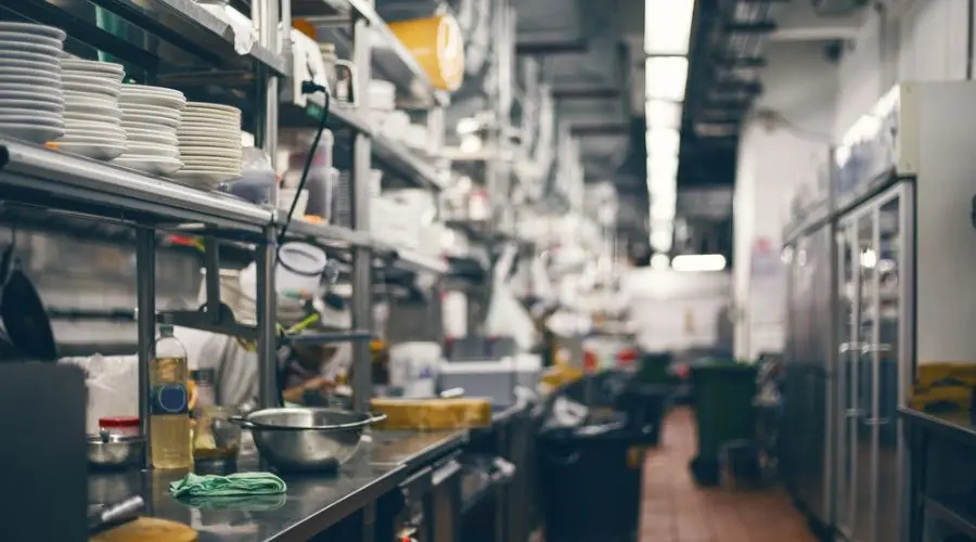 Commercial restaurant kitchen where steps are needed to keep pests out of your restaurant